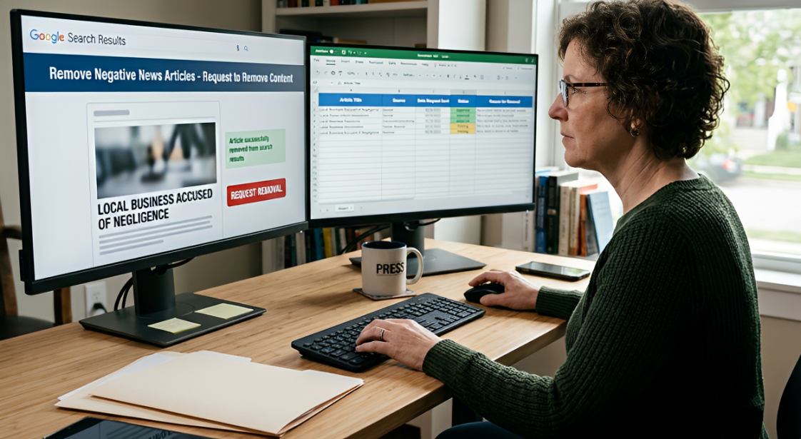 How to Remove Negative News Articles from Google Search