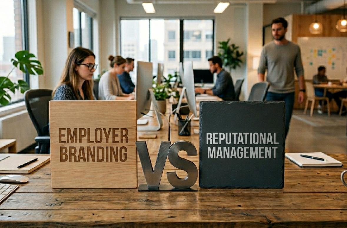 Employer Branding vs. Reputation Management: What's the Difference?