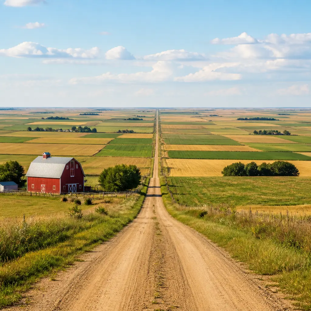 magnific north dakota farmland in SOECMQKUb8